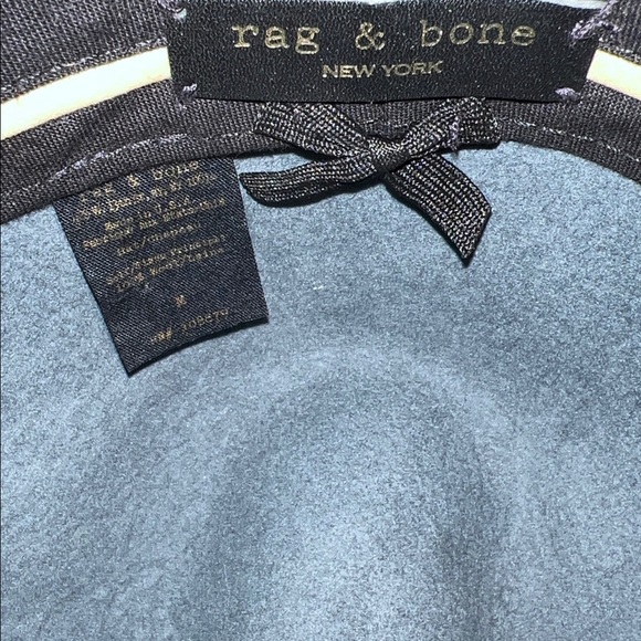 rag & bone Women’s Slate Gray Felt Floppy Brim Fedora Size Medium main image 12